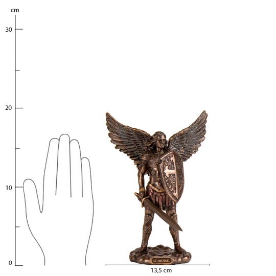 УЦІНКА Статуетка "Архангел Михаїл", 19,5 см (Тріщина на двух ногах,з двух сторін) (00BR-77968A4)