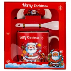 Кружка "Santa", 350 мл * Рандомный выбор дизайна (9150-008)