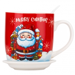 Кружка "Santa", 350 мл * Рандомный выбор дизайна (9150-008)