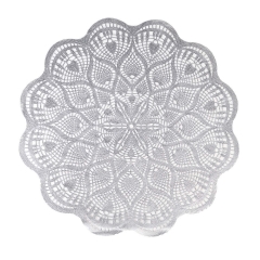 Серветки сервірувальні "Лотос", срібло (8907-032)