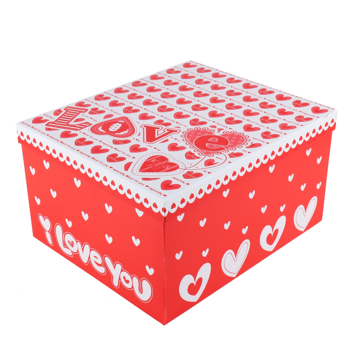 Набор из 10 коробок "Первое свидание", красный (8929-501), Картон, Elisey