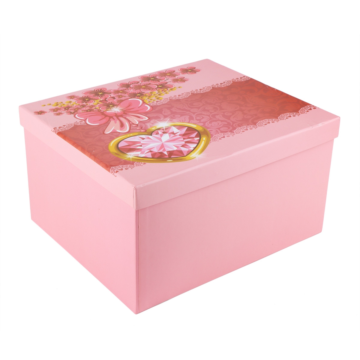 Набор из 10 коробок "Романтический сюрприз", розовый (8929-502), Картон, Elisey