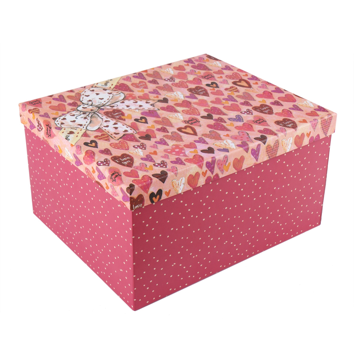Набор из 10 коробок "Эйфория любви", розовый (8929-504), Картон, Elisey