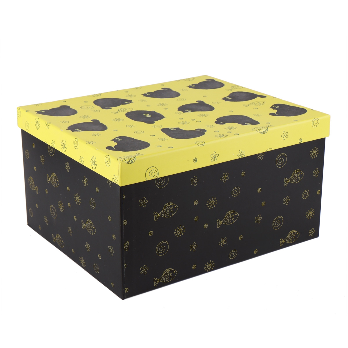 Набор из 10 коробок "Яркий сюрприз", черный (8929-508), Картон, Elisey