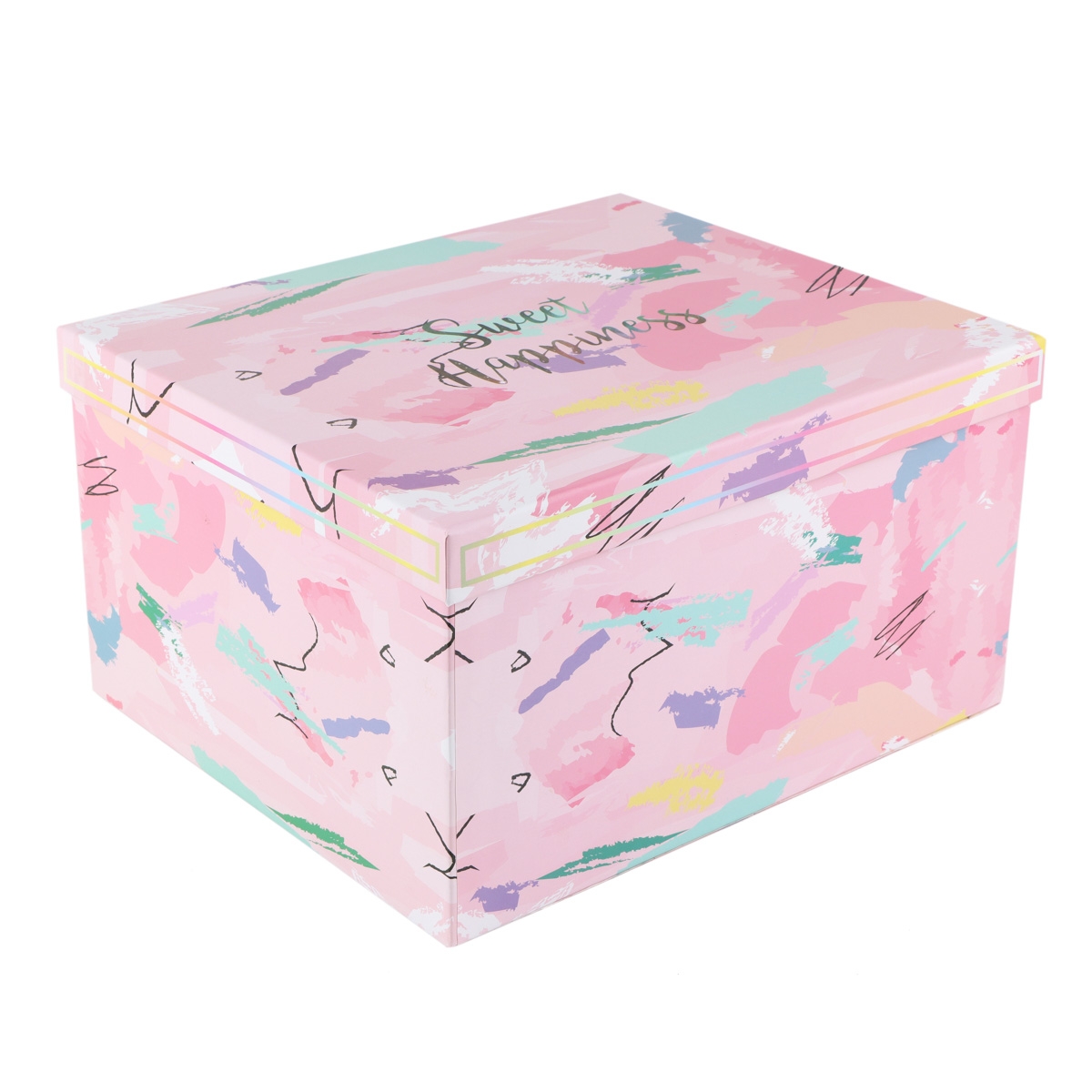 Набор из 10 коробок "Искусство любить", розовый (8929-509), Картон, Elisey