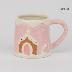 Кружка "Новогодний домик", 500 мл (00BR-6036-008)