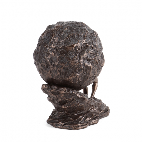 Статуетка "Сізіф, камінь, що котить", 11 см (77845A1)