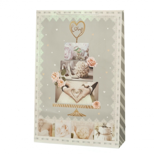 Подарунковий пакет "Wedding" XXL (8720-044)