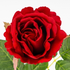 Искусственная роза с эффектом живого прикосновения, красная, 73 см (2025-001)