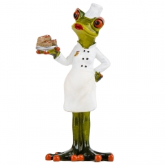 Статуэтка "Жаба - Кондитер", 17,3 см (9044-008)