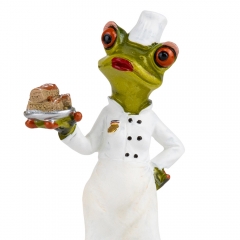 Статуэтка "Жаба - Кондитер", 17,3 см (9044-008)