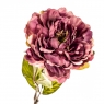 Квітка штучна "Троянда піоноподібна бордова" (2000-017PL)