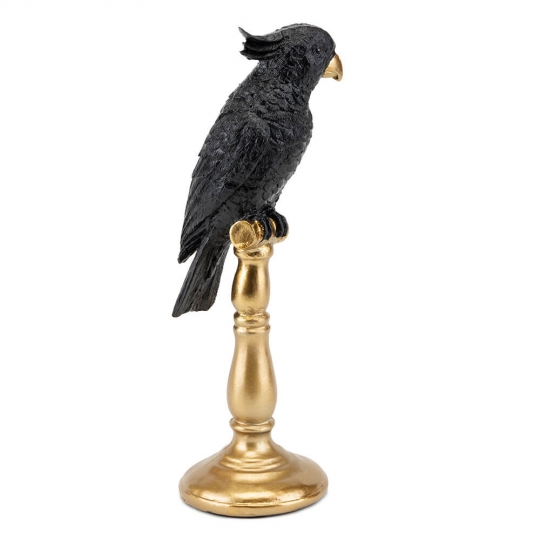 Статуетка "Папуга Блек", 31 см. чорна (2014-010)