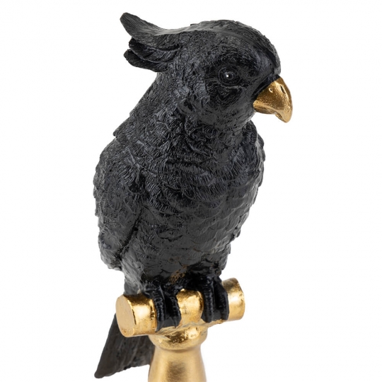 Статуетка "Папуга Блек", 31 см. чорна (2014-010)