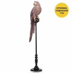 Статуэтка "Попугай Пинки", розовая (2014-011)