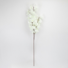 Искусственная ветка "Сакура", белая, 100 см (2026-013/white)