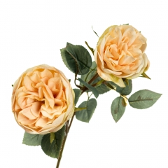 Ветка розы, кремовая (8721-024/cream)