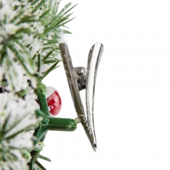 Декор хвойный "Зимняя роза", белая (18920-006)