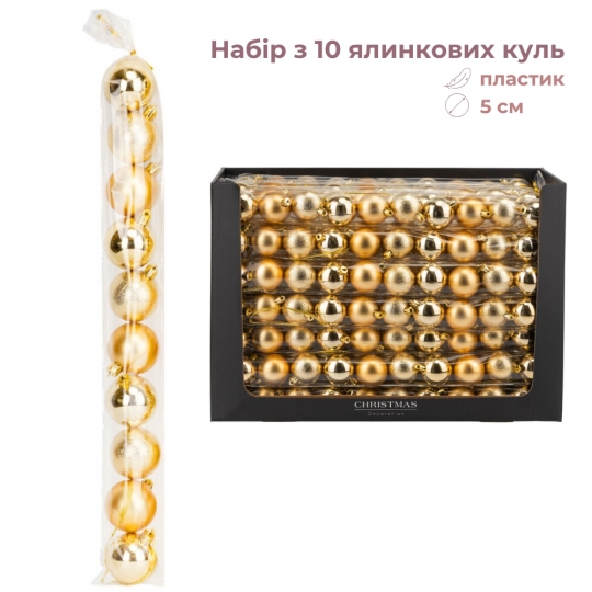 Набір ялинкових куль 