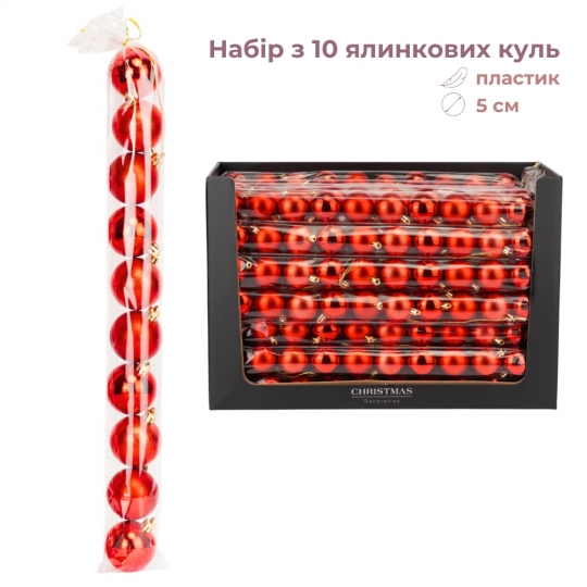 Набір ялинкових куль 