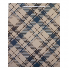 Подарочный пакет "Шотландка", 26*32 см * Рандомный выбор дизайна (9100-001)