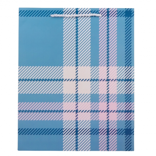 Подарунковий пакет "Шотландка", 26*32 см * Рандомний вибір дизайну (9100-001)