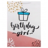 Подарунковий пакет "Birthday girl", 31*42 см * Рандомний вибір дизайну (9100-004)