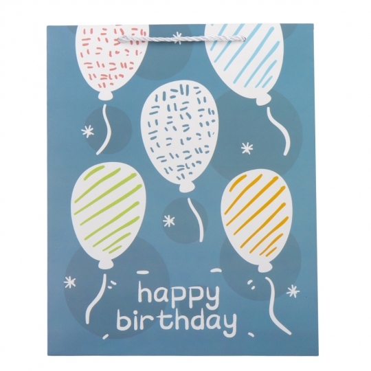 Подарунковий пакет "Birthday", 26*32 см * Рандомний вибір дизайну (9100-005)