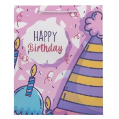 Подарочный пакет "Яркий праздник", 26*32 см * Рандомный выбор дизайна (9100-007)