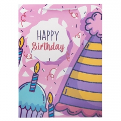 Подарочный пакет "Яркий праздник", 31*42 см * Рандомный выбор дизайна (9100-008)