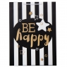 Подарунковий пакет "Be happy", 31*42 см * Рандомний вибір дизайну (9100-012)