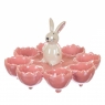 Підставка для яєць Великодній кролик (рожевий) (4000-007/RED)