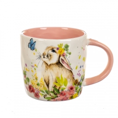 Чашка Кролик с бабочкой (400 мл.) (4002-003)