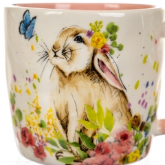 Чашка Кролик с бабочкой (400 мл.) (4002-003)
